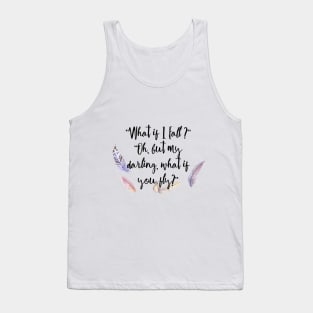 What if you fly? Feather whimsy. Tank Top